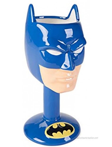 DC Comics Batman 3D Ceramic Goblet Novelty drinkware One Size Blue