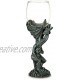 Gift Warehouse Dragon Style Goblet 3&quot x 3&quot x 8&quot Gray