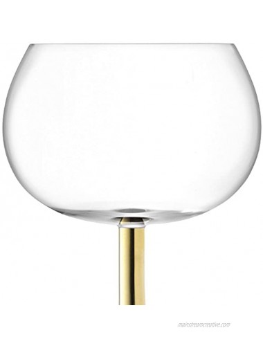 LSA Interntional Gin Balloon Glass 14.2 fl oz Gold