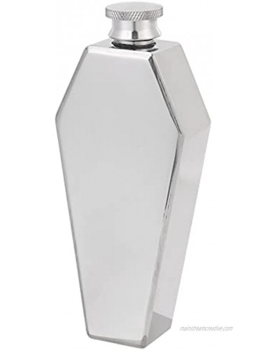 Padyrytu Hip Flask 100ML Personalized Coffin Shape Steel Portable Flagon Travel Wine Pot Bar Supplies Men's Gift