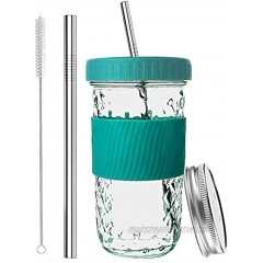 Boba Tea Cups with Lid and Straw Reusable Boba Cup and Smoothie Tumbler 22 oz Leakproof