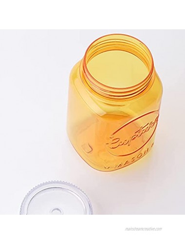 Cupture Acrylic Mason Jar Tumbler Mugs with Lids & Straws 20 oz 6 Pack Cool Lagoon