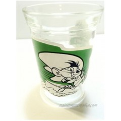 Vintage 1994 Welch's Glass Jelly Jar #9 Looney Tunes Collector Series- Speedy Gonzalez