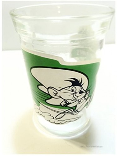 Vintage 1994 Welch's Glass Jelly Jar #9 Looney Tunes Collector Series- Speedy Gonzalez