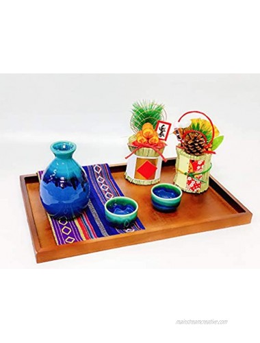 AWASAKA Japanese Sake Set Handmade MINOYAKI Ceramic Cold Sake Cups Liquor Collection Drinkware,Microwave And Dishwasher Safe,Set of 3 with Delicate Gift Box