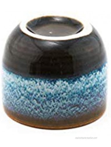 Happy Sales Set of 4 Perfect Ceramic Sake Cups 2 fl oz Japanese Restaurant Supply BrownWhite