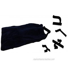 Hebrew L Set of 27 with velvet bag black