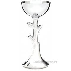 Nambe Holiday Collection Tree of Life Kiddush Cup Measures at 3.5" x 8.25" Made with Nambe Alloy Designed by Marilyn Davidson