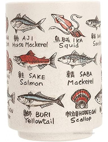 Sunart Picture book teacup sushi fish