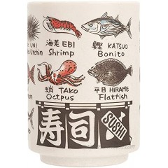 Sunart Picture book teacup sushi fish