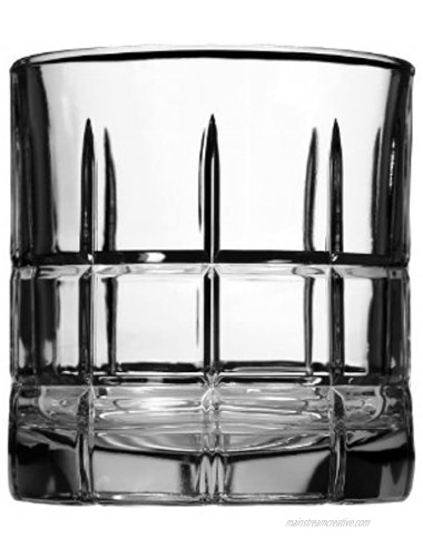 Anchor Hocking Manchester Rocks Old Fashioned Whiskey Glasses 10.5 oz Set of 4 -