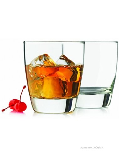 Libbey 4-Piece Classic Heavy Base Old Fashioned Glasses 13-Ounce Clear