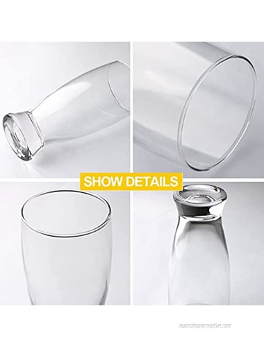 12oz Highball Glasses Set of 6，Maredash glass cups Glassware for Drinking Water Beer or Soda Trendy