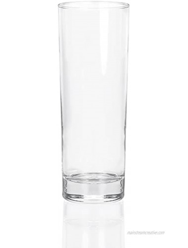 Collins Slim Water Beverage Glasses 10 Ounce Set of 6