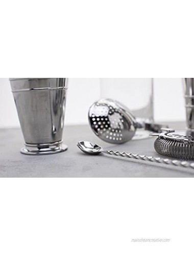 Crafthouse by Fortessa Professional Metal Barware Bar Tools by Charles Joly 12.5 Stainless Steel Twisted Bar Spoon