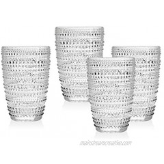 Godinger Highball Glasses Beverage Cups Lumina 10oz Set Of 4
