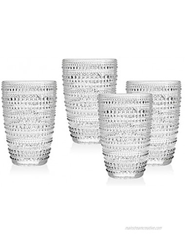 Godinger Highball Glasses Beverage Cups Lumina 10oz Set Of 4