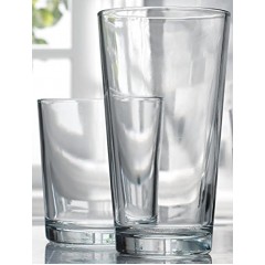 Home Essentials 8834 Set of 844; Alanya 17 Oz Highball and 13 Oz Double Old Fashioned Glasses Set