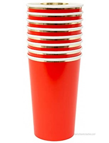 Meri Meri Red Highball Cups