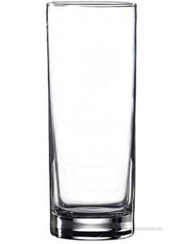 Vikko Clear 12.25 Ounce Classic Highball Drinking Glasses | Thick and Durable – Heavy Base – Dishwasher Safe – For Water Juice Soda or Cocktails – Set of 12 Clear Glass Tumblers