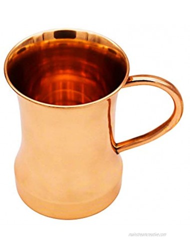Alchemade Copper Concave Drink Mug 16 Ounces Copper Drinkware-Perfect for Cold Beverages