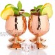 Copper Cognac glasses set of 4-14oz Solid copper snifters Moscow mule mugs for brandy congnac wine. 7th anniversary gift Valentine's day gifts