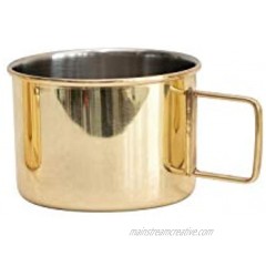 Creative Co-Op Brass Stainless Steel Moscow Mule Mug