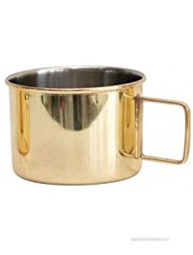 Creative Co-Op Brass Stainless Steel Moscow Mule Mug