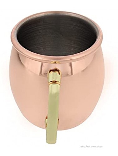 G Francis Moscow Mule Copper Mugs 4pc Set 2oz Mini Copper Drinking Cups Moscow Mule Glasses Set for Cocktail Shots