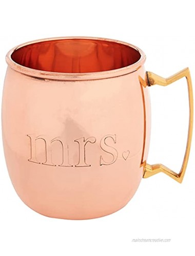 ODI Moscow Mule Kit with Mr. and Mrs. Moscow Mule Copper Mugs Moscow Mule Cups 16 Ounces Solid Copper