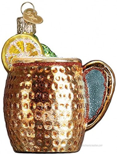 Old World Christmas Glass Blown Ornament Moscow Mule Mug 32273