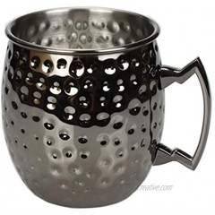 SOIBPIN 530Ml 18 Ounces Moscow Mule Mug Steel Hammered Beer Cup Coffee Cup Bar Drinkware Mule Cocktail Special Glass