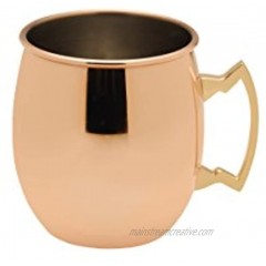 Towle Living Modernist Copper Plated Moscow Mule Mug 18-Ounce -