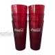 Coca-Cola Cups Red Plastic Tumbler 32-Ounce Restaurant Grade Carlisle Set of 6