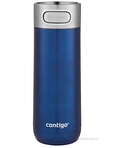 Contigo Luxe AUTOSEAL Vacuum-Insulated Travel Mug | Spill-Proof Coffee Mug with Stainless Steel THERMALOCK Double-Wall Insulation 16 oz. Monaco