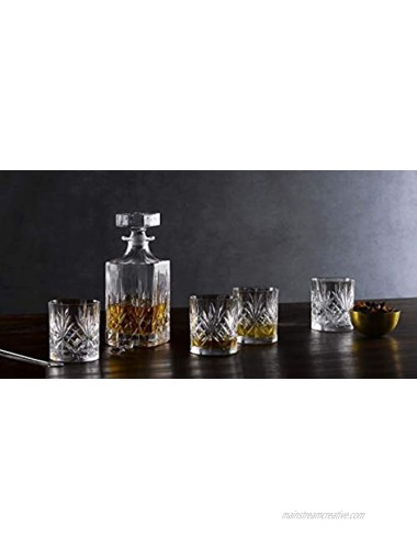 Marquis by Waterford Maxwell Tumbler Set 4 Bar Ware 4 Count Pack of 1 Clear