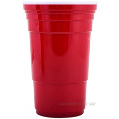 Red Cup Living Reusable Red Plastic Cups 32 oz Party Cups Extra Sturdy Big Red Cups- BPA Free and Washable The Ideal Large Plastic Cups for Parties BBQ and Camping