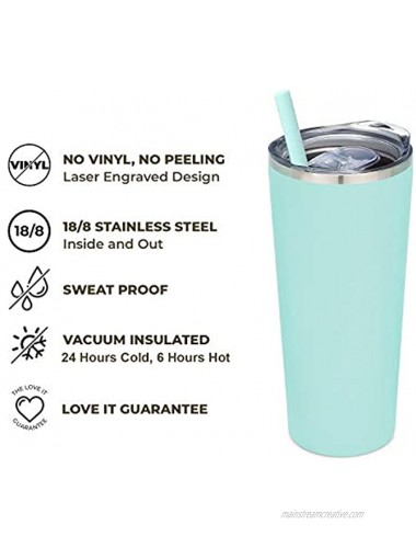 SassyCups 60th Birthday Tumbler | 60 Years Fabulous | 22 Ounce Engraved Mint Stainless Steel Insulated Tumbler with Lid and Straw | Sixtieth Bday Travel Mug | Women Turning Sixty
