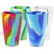 Silipint Silicone Pint Glass. Unbreakable Reusable Durable and Guaranteed for Life. Shatterproof 16 Ounce Silicone Cups for Parties Sports and Outdoors 4-Pack Tie-Dye Variety