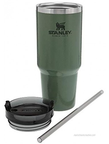 Stanley Adventure Reusable Vacuum Quencher Tumbler with Straw Leak Proof Lid Insulated Cup Maintains Heat for up to 5.5 Hours Cold for 9 Hours and Ice for 40 Hours 20 30 40oz