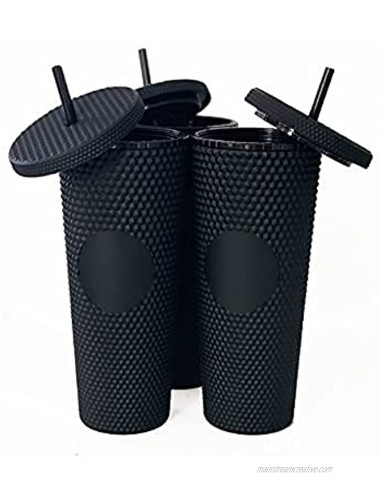 STUDDED TUMBLER MATTE BLACK 24 Oz ⭐️⭐️⭐️⭐️⭐️ by Visa and Vacations