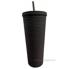 STUDDED TUMBLER MATTE BLACK 24 Oz ⭐️⭐️⭐️⭐️⭐️ by Visa and Vacations