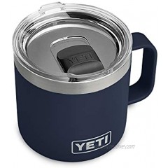 YETI Rambler 14 oz Mug Vacuum Insulated Stainless Steel with MagSlider Lid Navy
