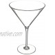 Carlisle 564607 Alibi Shatter-Resistant Plastic Martini Glass 9 oz. 6.63" Height 2.88" width 2.88" Length Polycarbonate Pc Clear