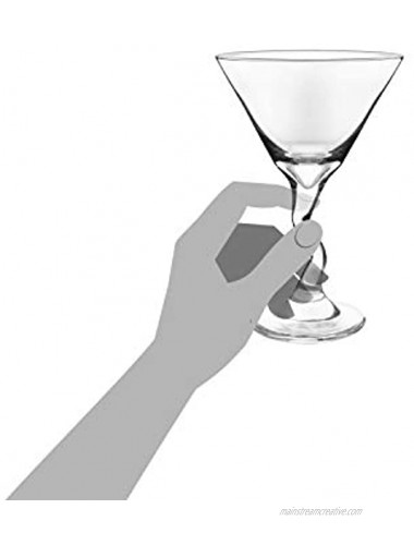 Libbey Z-Stem Martini Glasses Set of 4