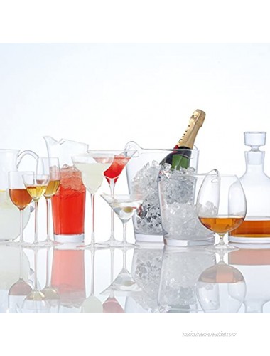 LSA International Bar Martini Glass 6 fl oz Clear x 4 H4.75in