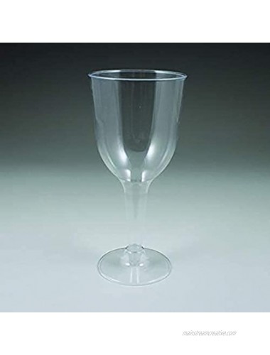 Maryland Sovereign Plastic Wine Glass 10 oz. | Clear | Pack of 4