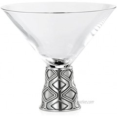 Royal Selangor Diamond Martini Glass Pewter