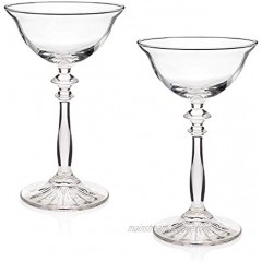 The Harlow Collection "Dinner at Eight" Cocktail Coupe Gift Box Set of 2