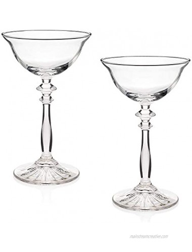 The Harlow Collection Dinner at Eight Cocktail Coupe Gift Box Set of 2